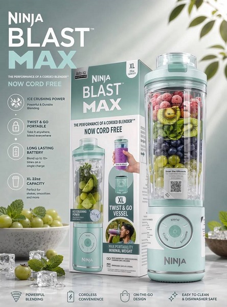 شیکر نینجا بلاست ( اصل) Ninja Blast Max 650ml - تصویر 1